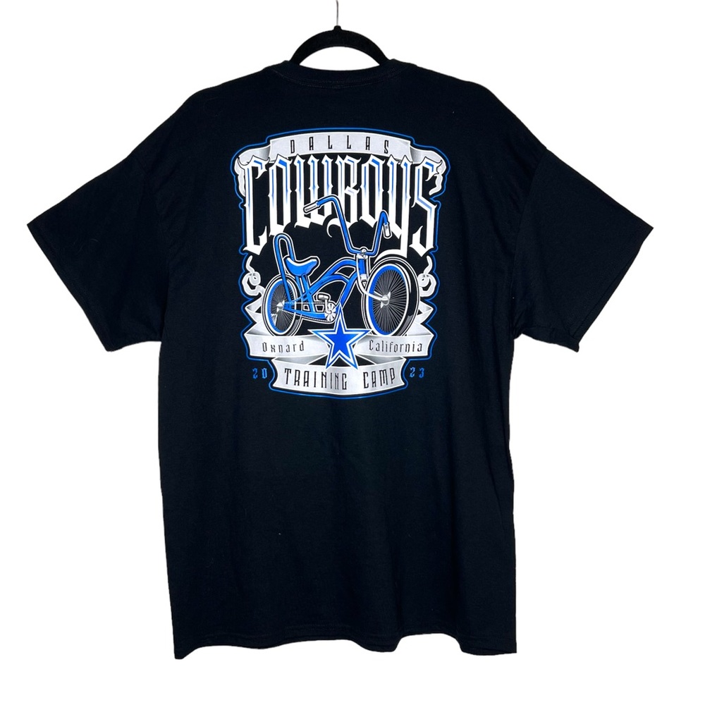 New NFL Dallas Cowboys Training Camp Oxnard Exclusive 2023 T-Shirt Black